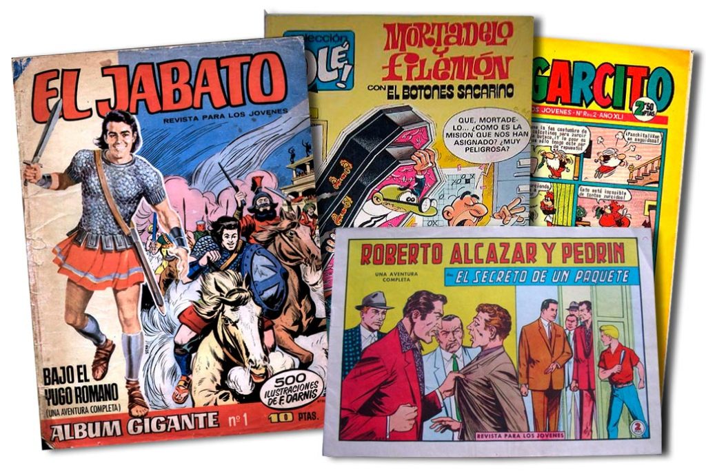 Vender comics y tebeos antiguos